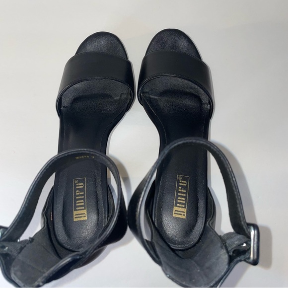 IDIFU Sabrina 5 inch Platform Heels Black 9 - Picture 6 of 13